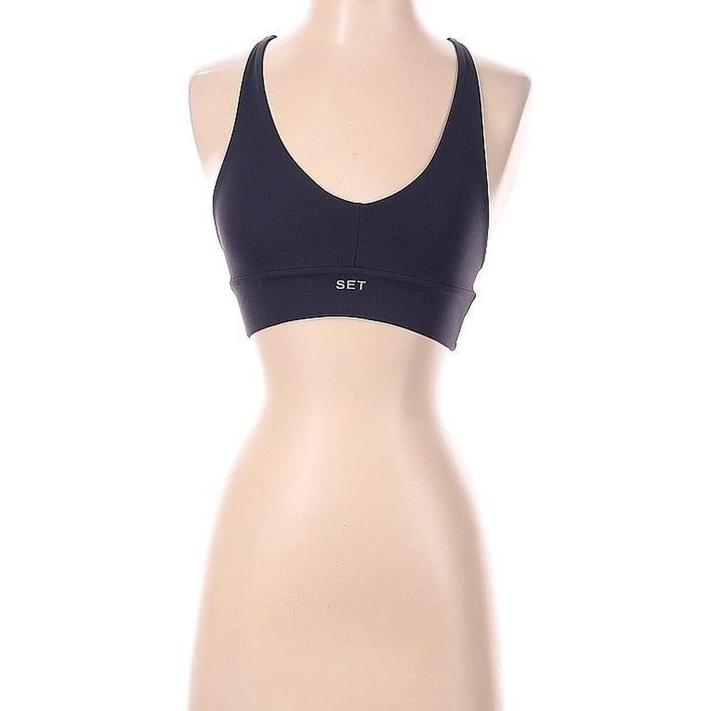Set-active Women's Black and Navy Bra